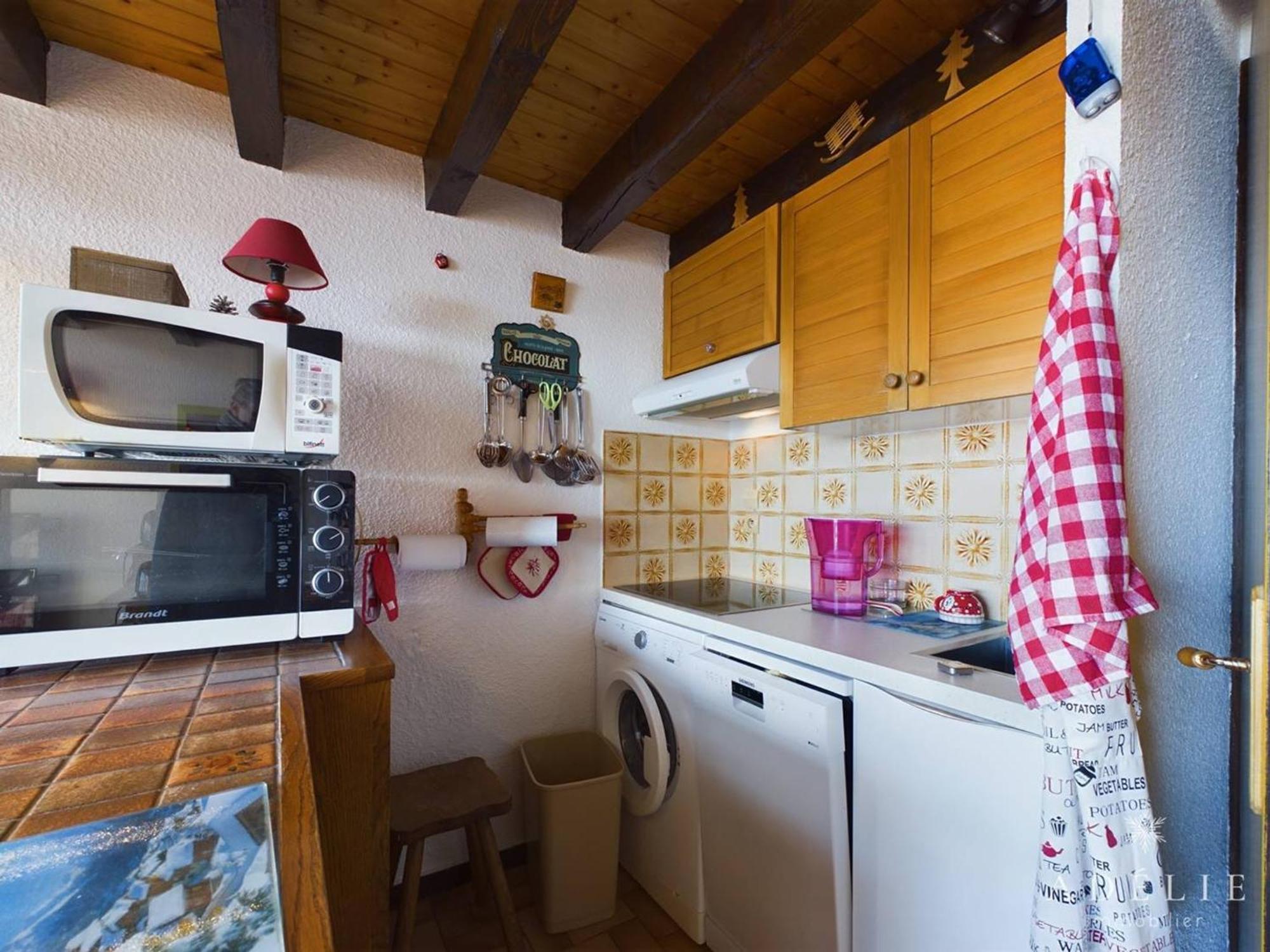 Studio Avec Mezzanine Pour 4 Pers, Proche Commerces Et Remontees - Fr-1-398-677 Montvalezan Exterior photo